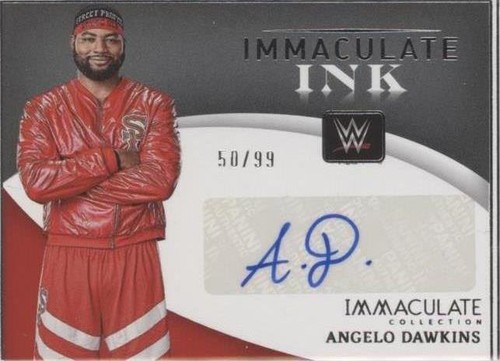 2022 Panini Immaculate Collection WWE - Angelo Dawkins #II-ADK