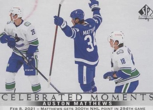 2020-21 SP Authentic - Auston Matthews #116