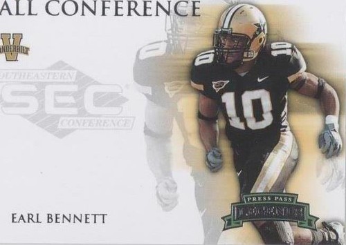 2008 Press Pass Legends Earl Bennett #AC-17