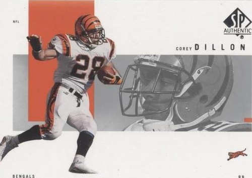 2001 SP Authentic Corey Dillon #21