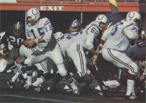 1986 Jeno's Pizza Rolls NFL Action Stickers Earl Morrall #32