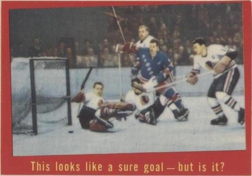 1959-60 Topps - Camille Henry Ed Litzenberger Glenn Hall #28