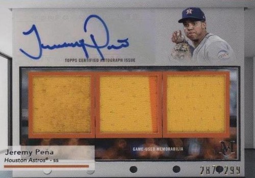2024 Topps Museum Collection - Jeremy Pena #SWTRA-JP