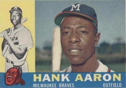 topps 47 HANK AARON 野球カード Amazon.com: 1955 Topps # 47 Hank Aaron Milwaukee Braves