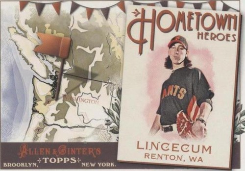 2011 Topps Allen & Ginter's - Tim Lincecum #HH39