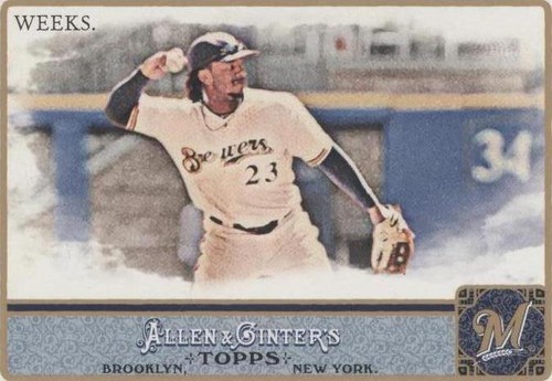 2011 Topps Allen & Ginter's - Rickie Weeks #288