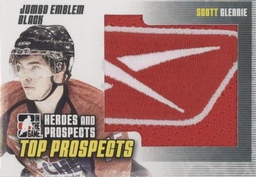 2009-10 In the Game Heroes and Prospects - Scott Glennie #JM-30