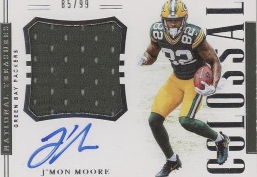2018 Panini National Treasures J'Mon Moore #RCS-JM