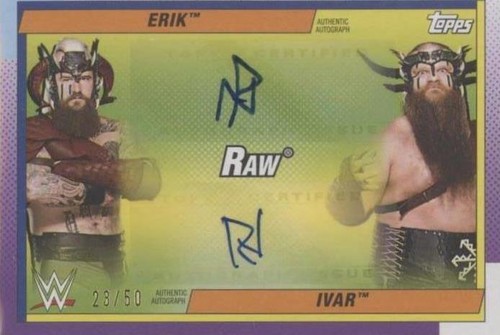 2021 Topps Heritage WWE - Erik Ivar #DA-VR