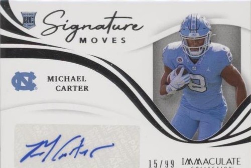 2021 Panini Immaculate Collection Collegiate Michael Carter #SM-MC
