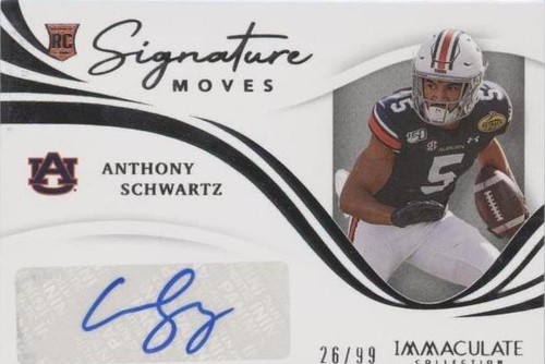 2021 Panini Immaculate Collection Collegiate Anthony Schwartz #SM-AS