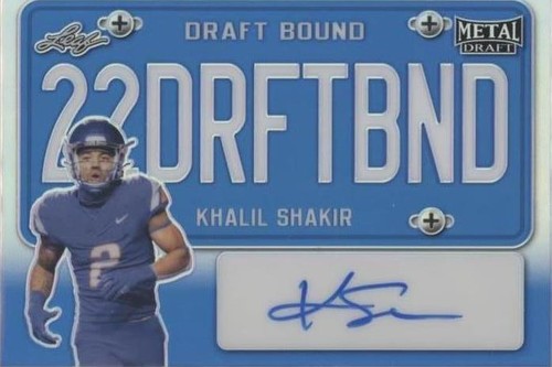 2022 Leaf Metal Draft Khalil Shakir #DB-KS1