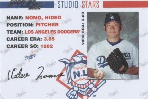 2004 Donruss Studio - Hideo Nomo #SS-20
