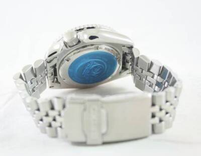 Pre-owned Seiko Skx Automatic Diver 200m Jubilee Bracelet Day/date Skx009k2 Mens Watch