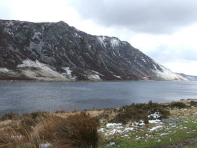 Photo 6x4 Llyn Cowlyd Capel Curig Llyn Cowlyd on a moody, sleety, windy,  c2005