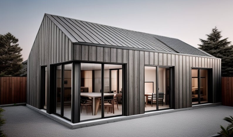 Tiny House, Bungalow, Garden House, Plan and Design, 56 sqm