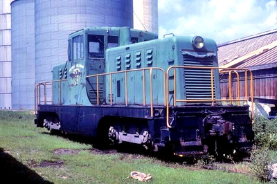 Early & Daniels TIDEWATER GRAIN 2  GE80 TON @ SHELDON, IL__ORIGINAL TRAIN SLIDE