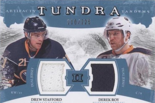 2011-12 Upper Deck Artifacts - Derek Roy Drew Stafford #TT2-DD
