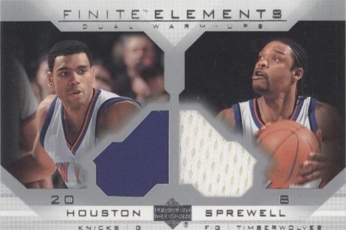 2003-04 Upper Deck Finite - Latrell Sprewell/Allan Houston #FE4