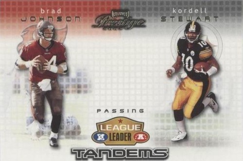 2002 Playoff Prestige Brad Johnson Kordell Stewart #LL7