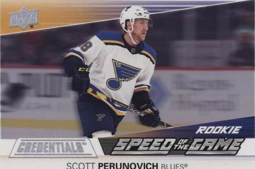2021-22 Upper Deck Credentials - Scott Perunovich #SGR17