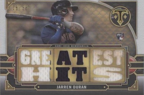 2022 Topps Triple Threads - Jarren Duran #TTR-JDU2