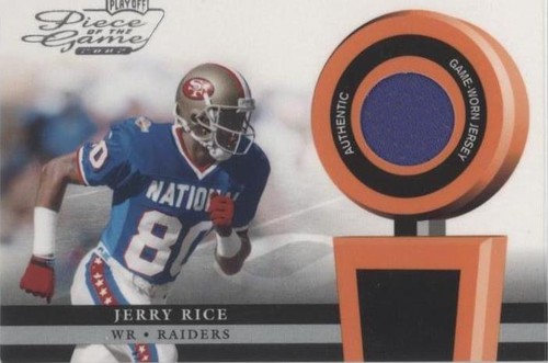 2002 Playoff Piece of the Game Jerry Rice #POG-27