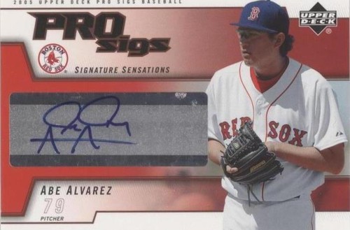 2005 Upper Deck Pro Sigs - Abe Alvarez #SS-AA
