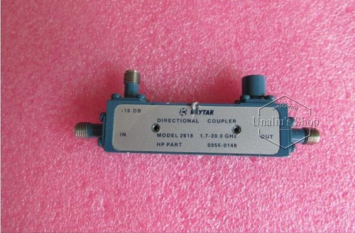 used 2618S KRYTAR 1.7-20GHz 16dB 3.5mm RF coaxial directional coupler