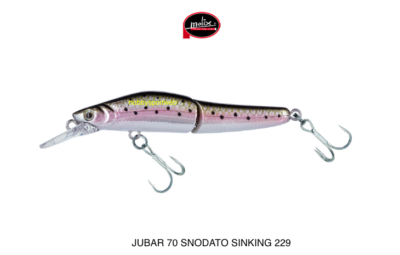 JUBAR 70 MOLIX SINKING SNODATO  COLORE  229 MX TROUT 7 GR  5.5 CM   SPINNING