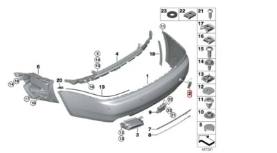 Rolls Royce Wraith & Dawn Rear Bumper Towing Eye Cover