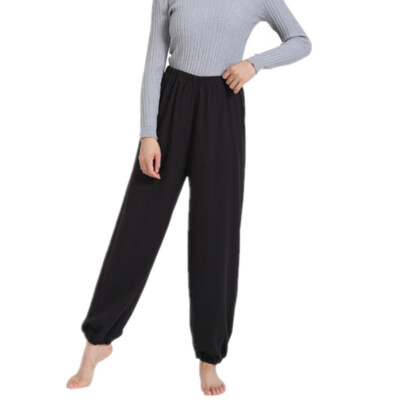 Women Pant Bloomers Kung Fu Tai Chi Loose Pyjama Trousers Warmer Plus Size