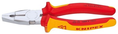 Knipex 0106160 VDE Insulated Combination Pliers Chrome Vanadium 6-1/4''