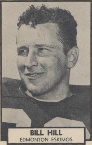 1962 Topps CFL Bill Hill #46