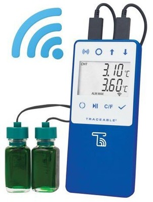 Traceable 6500 Wi-Fi Data Logging Refrigerator/Freezer Thermometer with 2