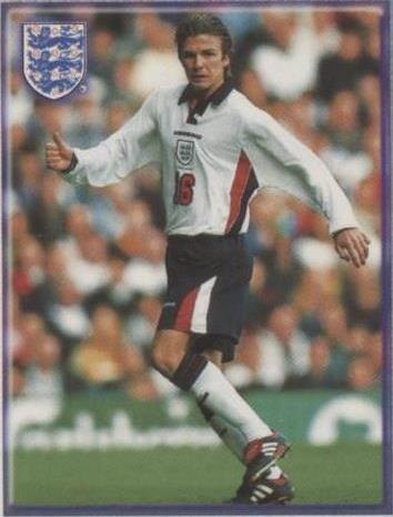 1998 Merlin's Official England David Beckham #153