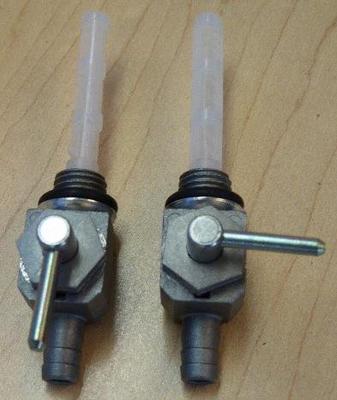 Some Ducati & Moto Guzzi models PAIR petcocks using 12mm X 1.5 threads  #1054B