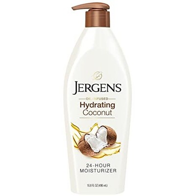 Jergens Hydrating Coconut Body Moisturizer, 16.8 oz