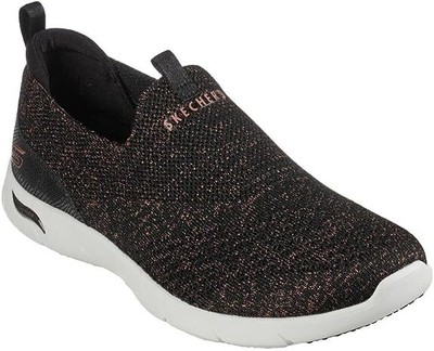 

Женские кроссовки Skechers Arch Fit Refine, Black/rose gold, Athletic