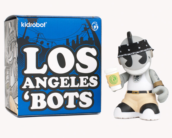 邦楽 Re:birth Los Child New Sealed KIDROBOT MASCOT / CITY BOTS - Los Angeles (2012
