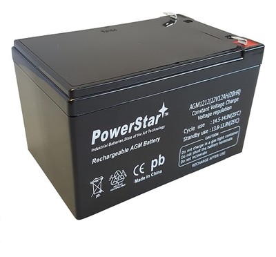 PowerStar Replaces Power-Sonic PS-12120NB Battery, CTN12-12NB
