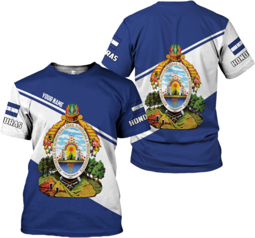 Personalized Honduras Shirt Camisa Honduras Hombres Honduras T-SHIRT Best Price - Picture 1 of 3