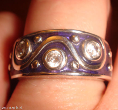 Anillos cúbicos de esmalte de circonio de moda