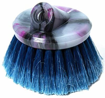 Guttermaster GM-315 Blue 4.5 Inch Diameter Round Medium Soft Flow Through Brush