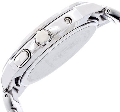 Pre-owned Citizen Xc Eco-drive Cb1020-54a Solar Radio Men's Watch Stainless Steel Silver