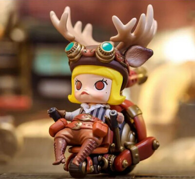 POP MART Molly Steam Punk Animal Bike Series Blind Box Confirmed Figure New Toy