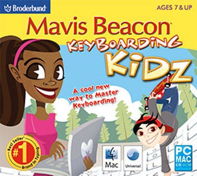 Mavis Beacon Keyboarding Kidz  NEW Win XP Vista 7 8 Mac OS X  Typing for Kids
