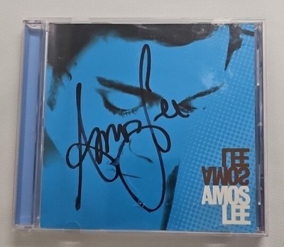 Signed Autographed Amos Lee by Amos Lee CD Cover *NO CD INCLUDE*