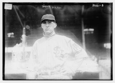 Delos Drake St Louis Federal League Baseball c1900 Historic Old Photo