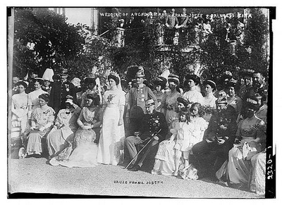Wedding of Archduke Karl Franz Josef & Princess Zita, Kaiser Franz Joseph